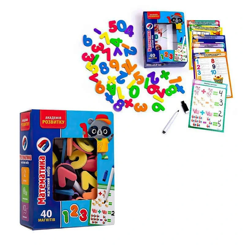 Гра настільна "Магнітний набір. Математика" VT5411-16