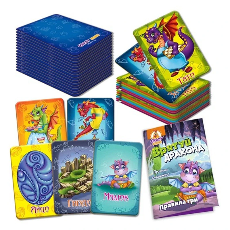 Настільна розважальна гра "Врятуй дракона" VT8077-03, 50 карток