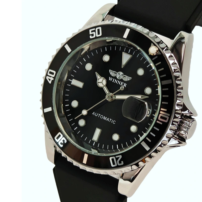Чоловічий механічний годинник Winner Basel R-Series, 2 ремінці