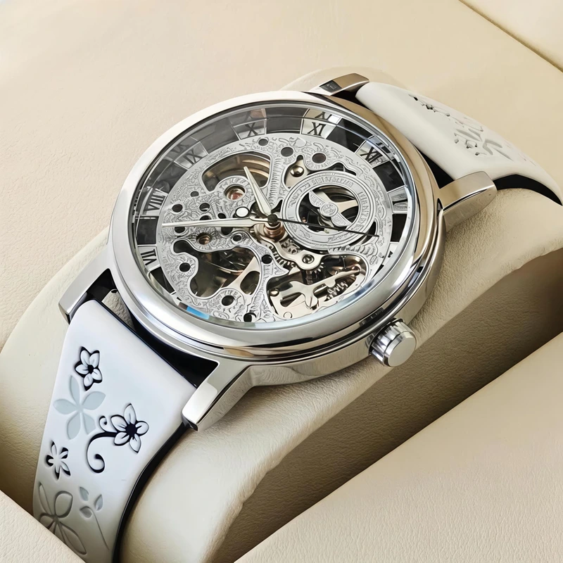 Winner Silver White Flower, 2 ремінці