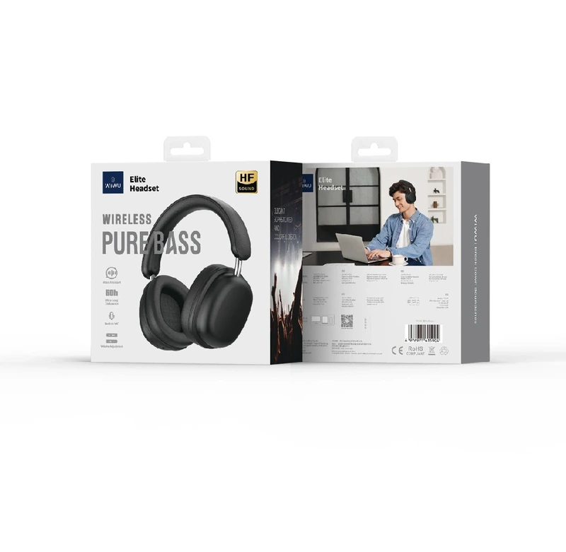 Бездротові накладні навушники WIWU Elite Headset TD-05 Black