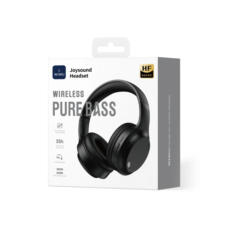 Бездротові накладні навушники WIWU Headset TD-11 (replace TD-09) Black