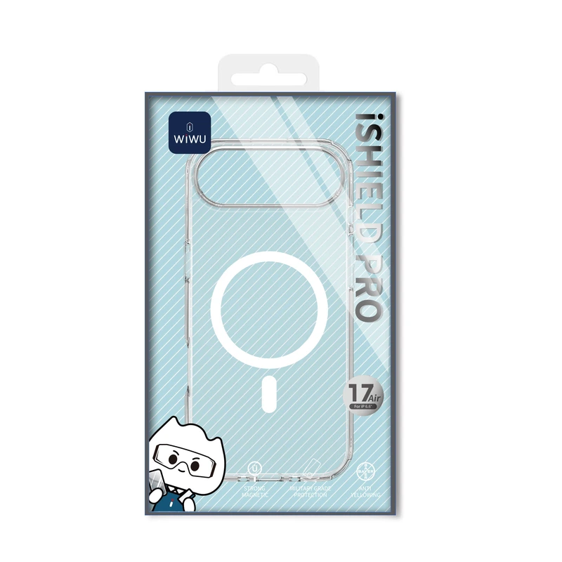 Чохол для смартфона WIWU iShield Pro MCC-101 for iP17Air 6.6" Transparent — фото 4