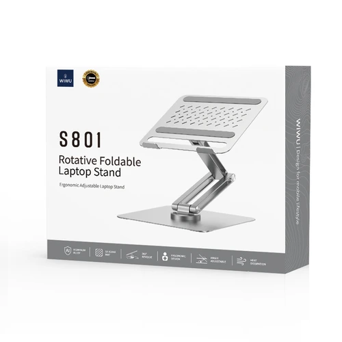 Підставка для ноутбука WIWU Rotative Foldable Laptop Stand S801 Silver