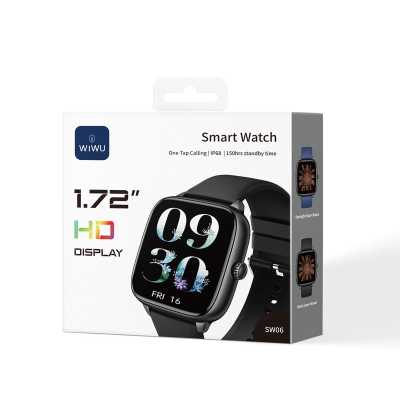 Смарт-годинник WIWU Smart Watch SW06 Black