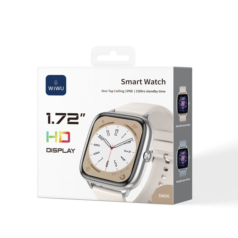 Смарт-годинник WIWU Smart Watch SW06 Silver