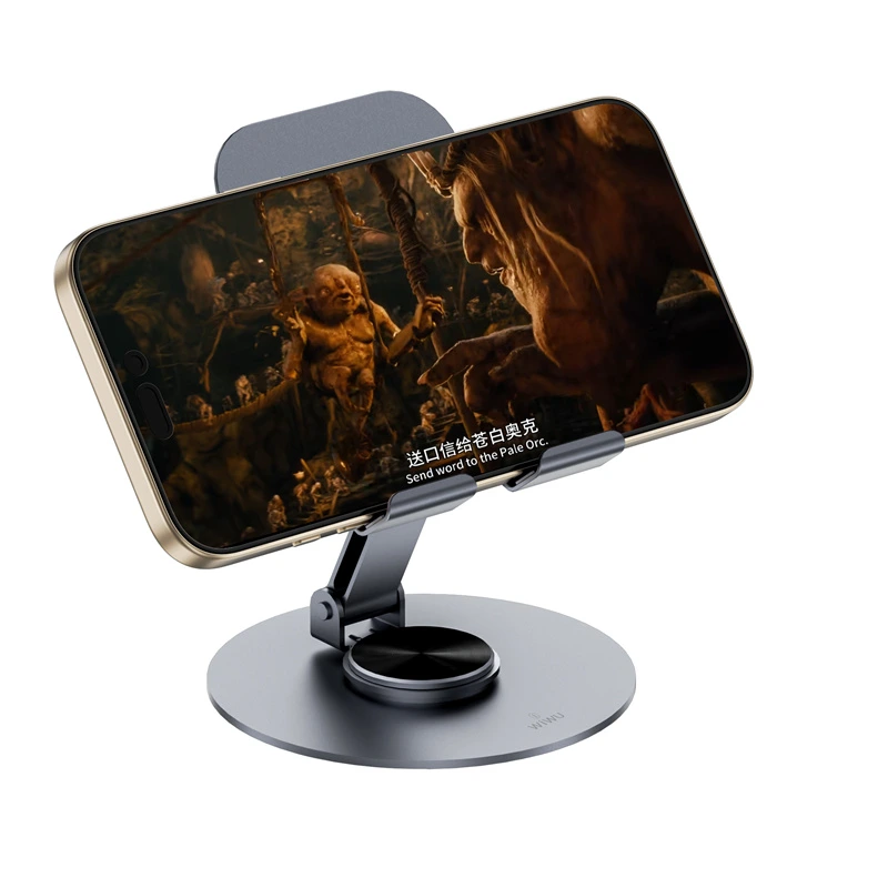 Тримач для мобільного 360° Foldable Desktop Rotation Phone Stand ZM-014 — фото 5