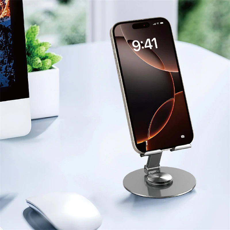 Тримач для мобільного 360° Foldable Desktop Rotation Phone Stand ZM-014 — фото 7