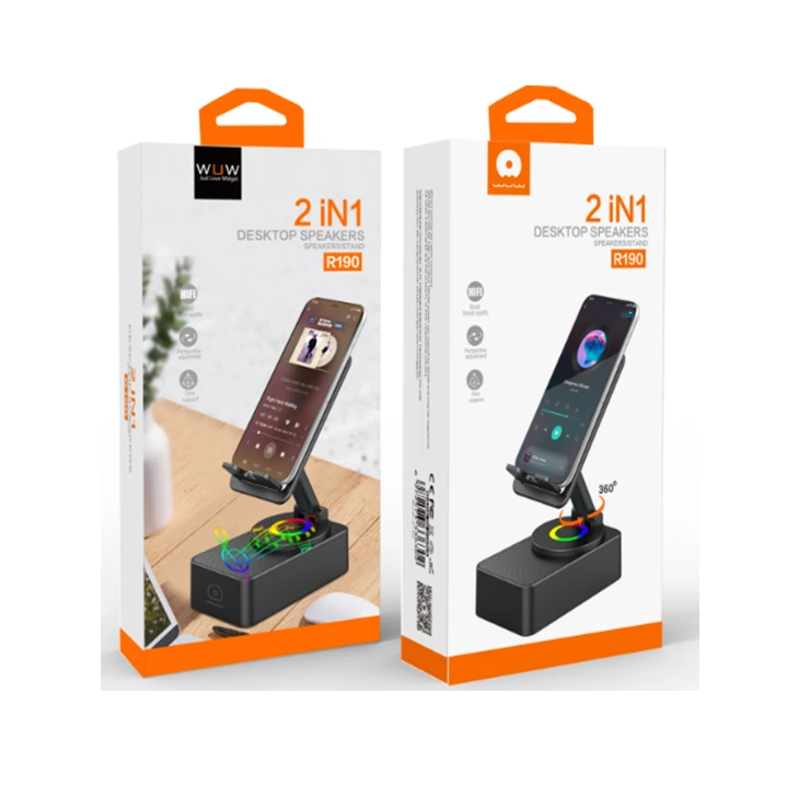 Портативна колонка WUW-R190, 5W, Black