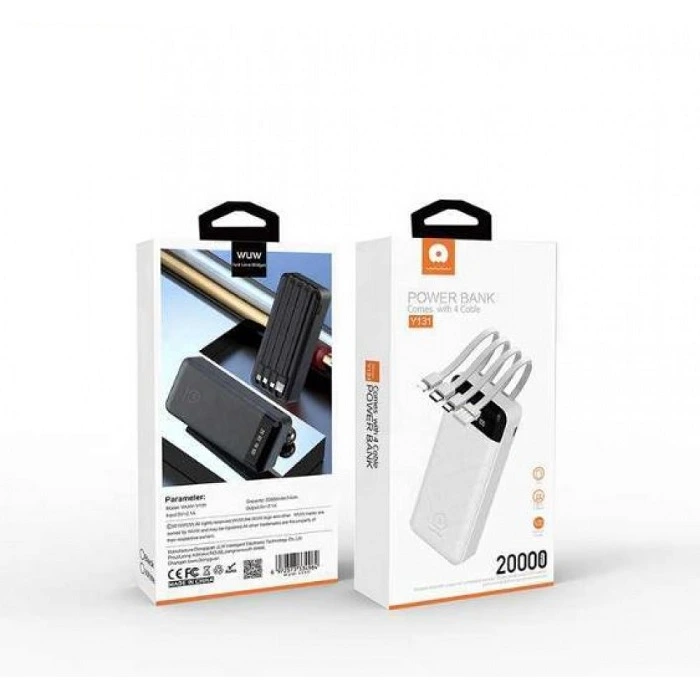 Зовнішній акумулятор WUW Y131 20000mAh White