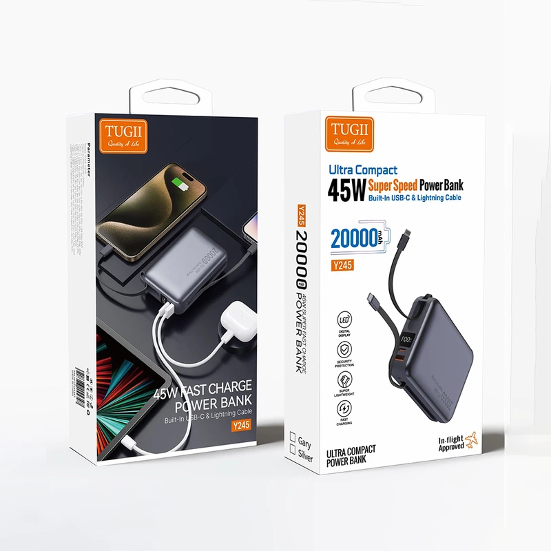 Зовнішній акумулятор WUW Y245 45W 20000 mah