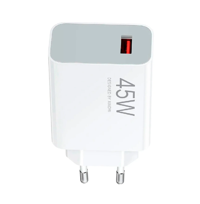Мережевий зарядний пристрій Xiaomi Turbo Charging 45W White