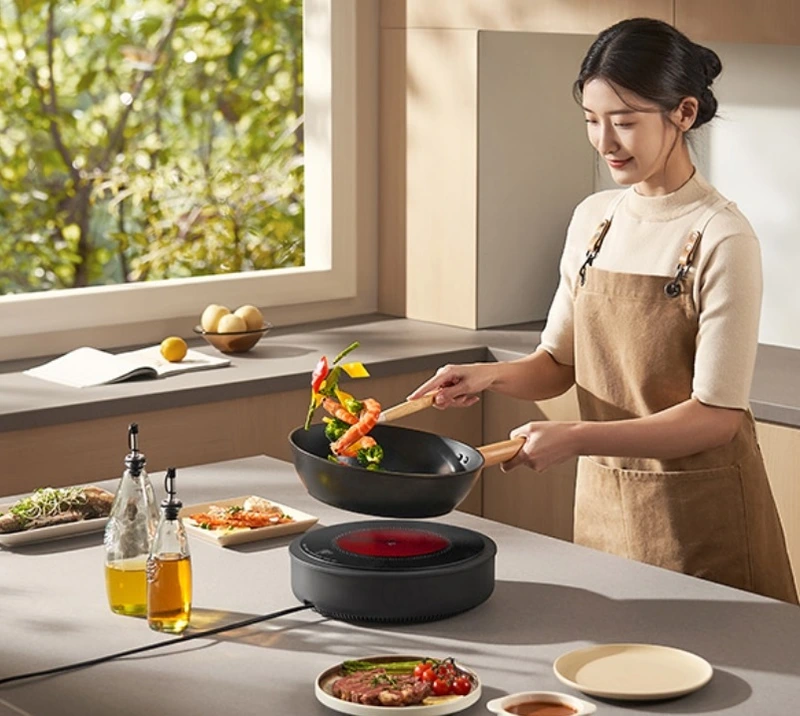 Індукційна плита Xiaomi Mi Home Appliances Ceramic Stove S1 + (перехідник на EU розетку)