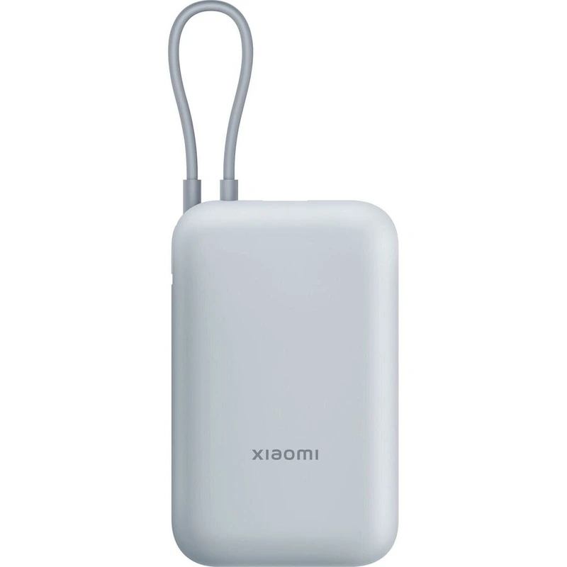Зовнішній акумулятор Xiaomi Power Bank 10000mAh (Integrated Cable) Ice Blue GL