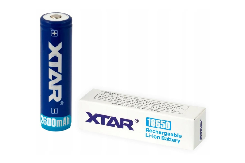 Акумулятор XTAR 18650 2600mAh з захистом (1шт)
