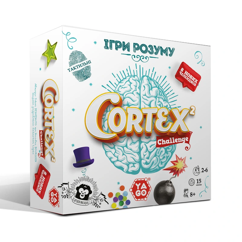 Карткова гра "Cortex 2 Challenge" YaGo 101012918, 90 карток, 24 фішки