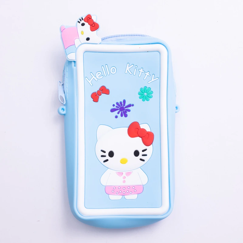 Дитяча силіконова сумочка-гаманець 17*9*2 см Блакитний HP-55-21BL