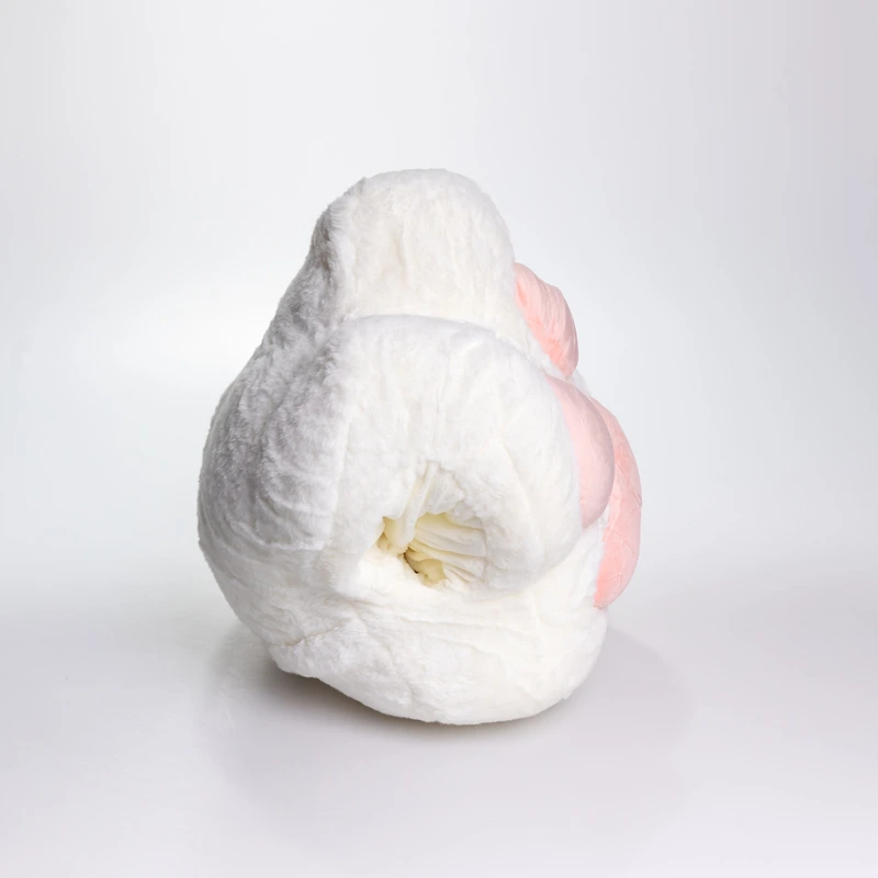 М'яка іграшка-подушка з пледом і муфтою Лапка 40×40×25 (см) іграшка плед 3 в 1 дитячий плюшевий плед Білий 520-18W