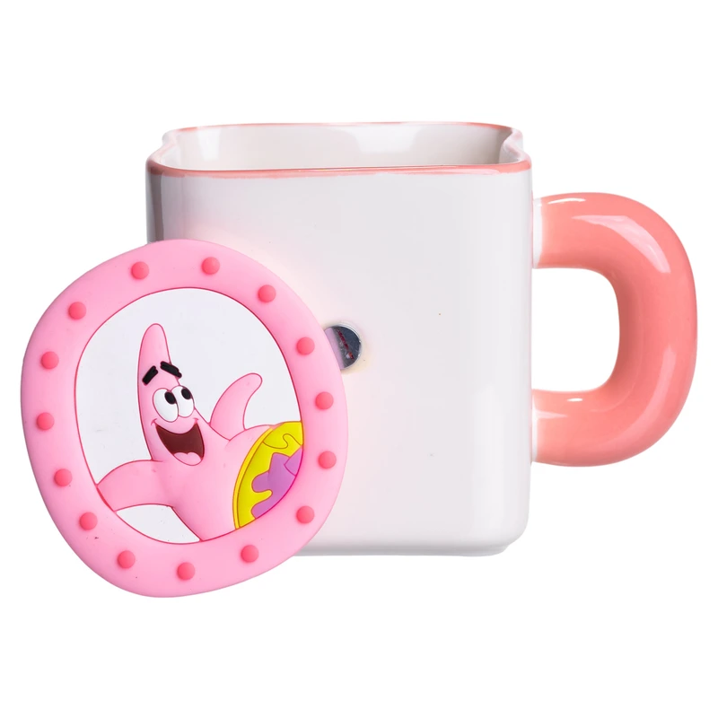 Порцелянова чашка "Патрік " з магнітним декором 500 мл, Кружка дитяча чашка із порцеляни на подарунок FM-12P