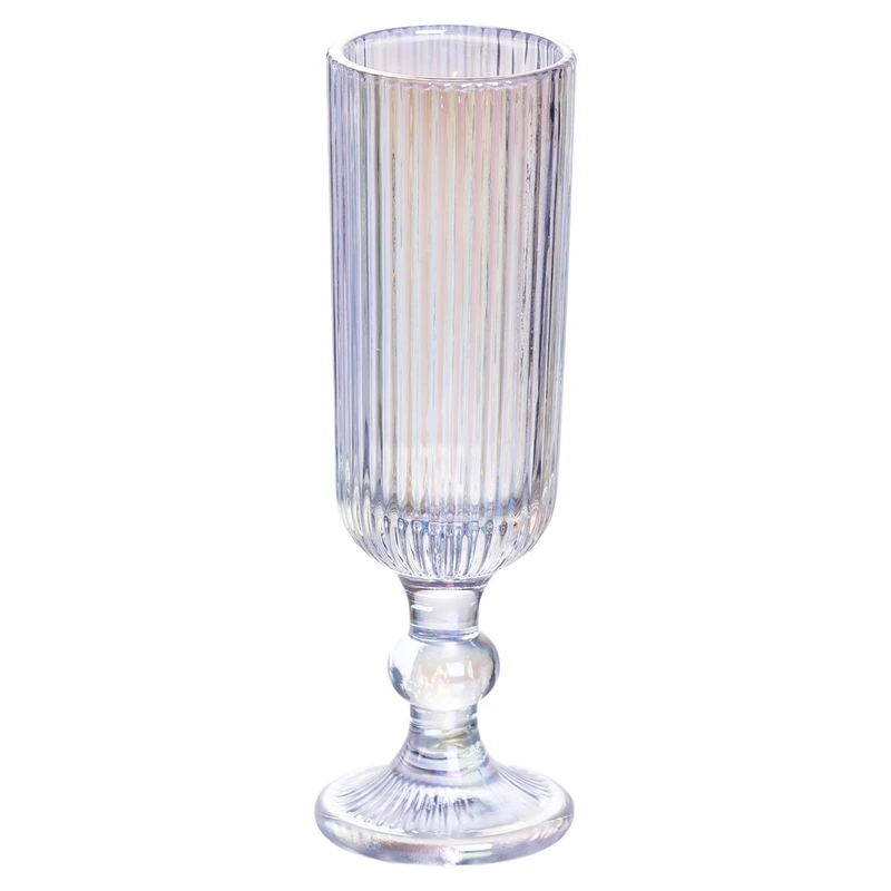 Набір келихів для шампанського 6 штук 160 (мл) подарункові скляні келихи на високій ніжці HP7116RB