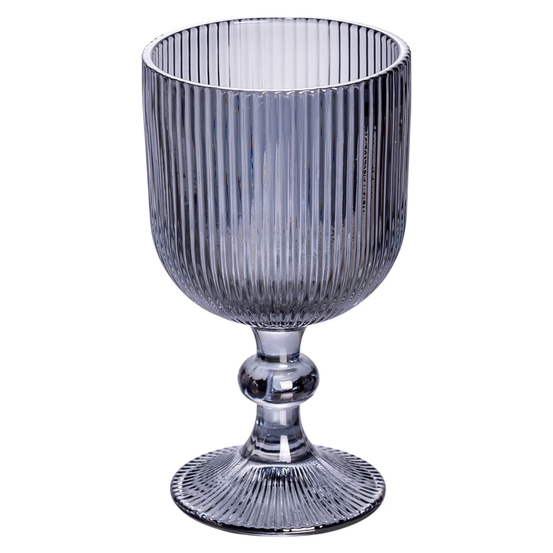 Набір келихів для вина 6 (шт) по келихи під вино 300 (мл) на ніжці келихи винні Сірий HP-19-7115G