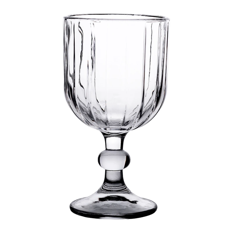 Набір келихів для вина 6 штук 400 мл скляні подарункові келихи на ніжці HP-YH-66