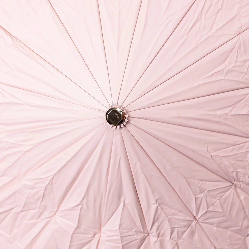 Парасолька механічна з принтом надійна з поліестеру діаметр 99 см Рожева HP-23-3M