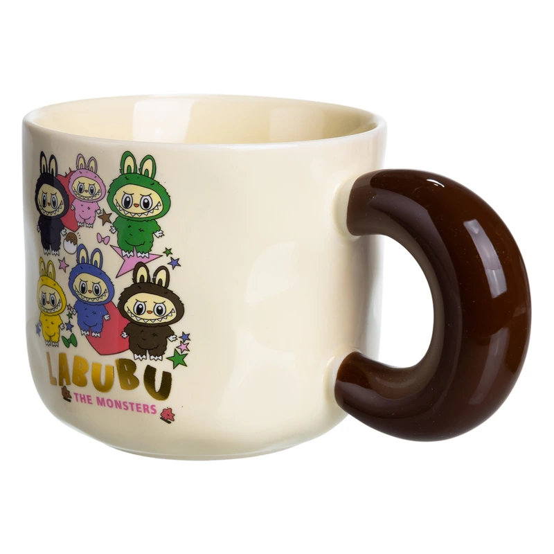 Чашка порцелянова Labubu The Monsters 400 (мл) подарункова кружка прикольна чашка для дітей на подарунок FM-21B — фото 3