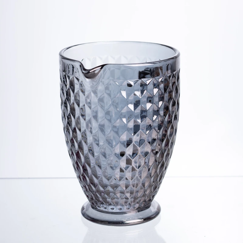 Глечик для напоїв скляний 1.2 л Сірий HP-19-259