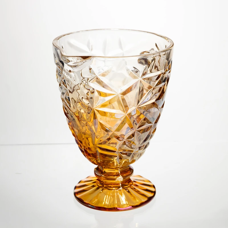 Глечик скляний для компоту 1,2 л ребристий фігурний Yiwu HP-19-187