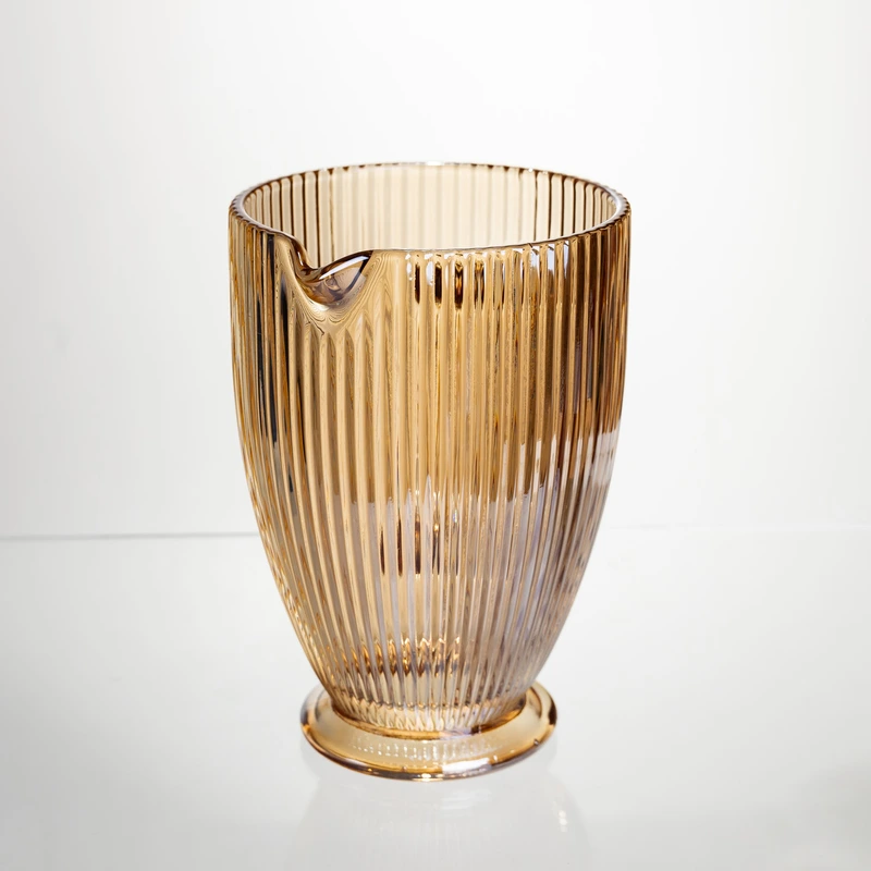 Глечик скляний універсальний 1,2 л фігурний Коричневий Yiwu HP-19-202