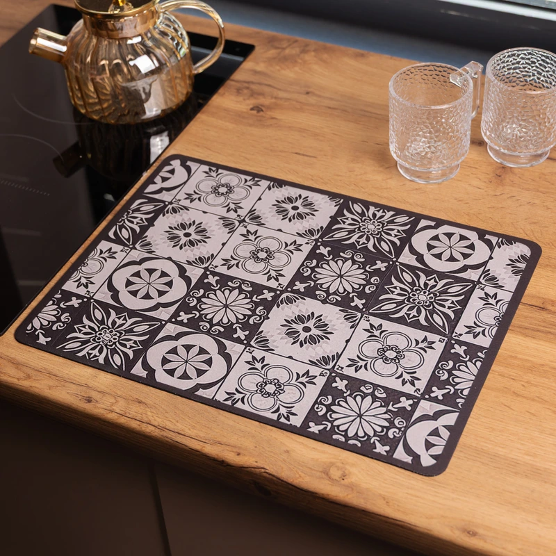 Килимок діатомітовий для сушіння посуду Azulejo 40*30 см Yiwu HP-42-189