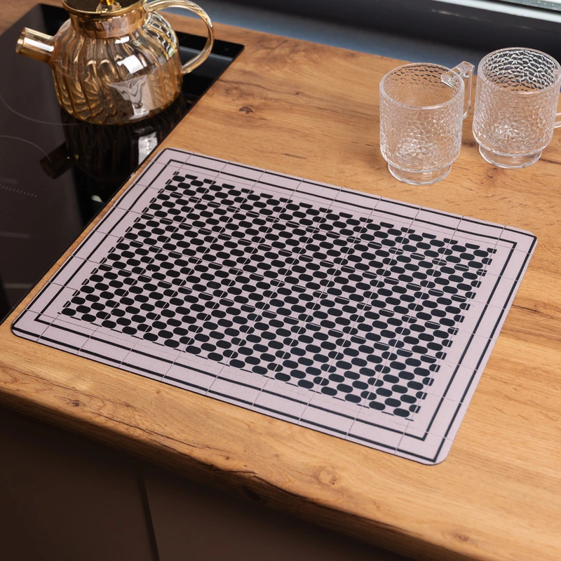Килимок діатомітовий для сушіння посуду Texture 40*30 см Yiwu HP-42-196