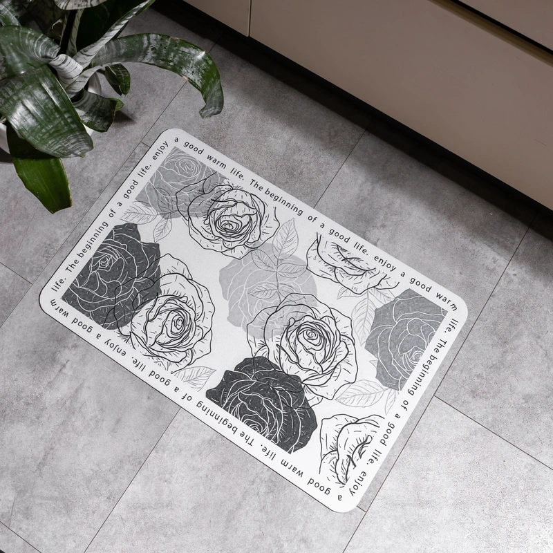 Килимок діатомітовий Rosette 58*38 см прямокутний Yiwu HP-42-96