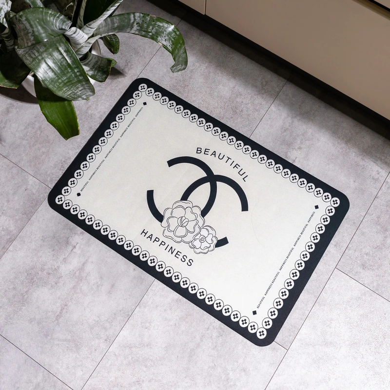 Килимок придверний Camellia 58*38 см діатомітовий Yiwu HP-42-125