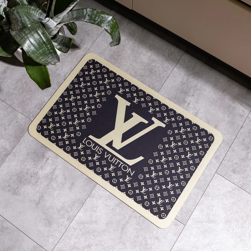 Килимок придверний Monogram 58*38 см діатомітовий Yiwu HP-42-128
