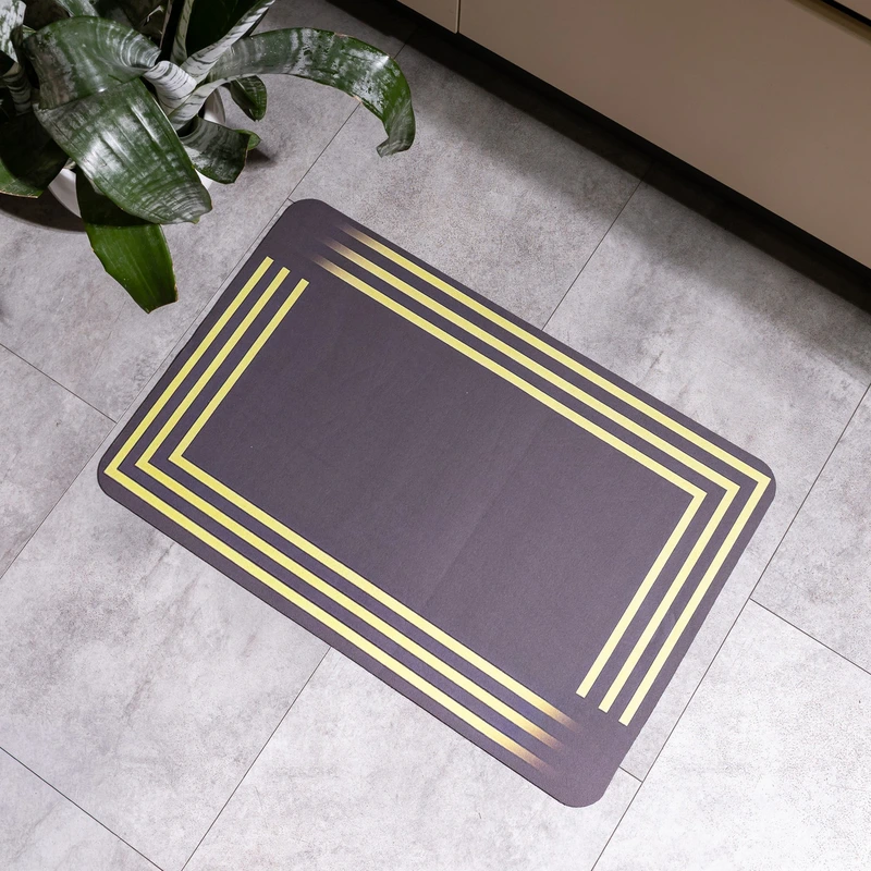 Килимок універсальний діатомітовий Stripe 58*38 см прямокутний Yiwu HP-42-121