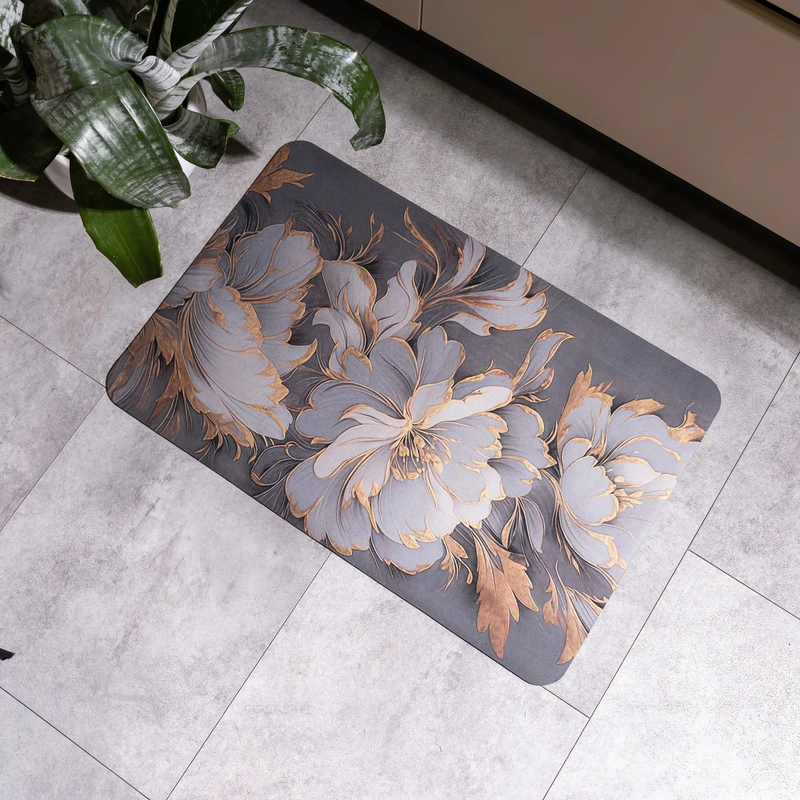 Килимок з 3D-принтом Baroque 58*38 см діатомітовий Yiwu HP-42-106