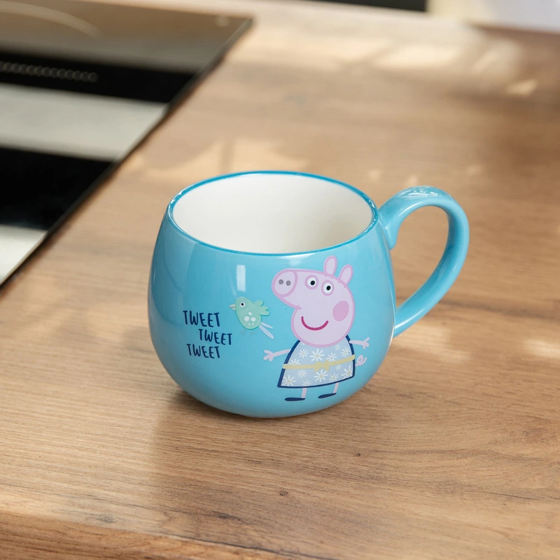 Кружка Peppa Pig порцелянова 400 мл синя HP-15-14 — фото 4