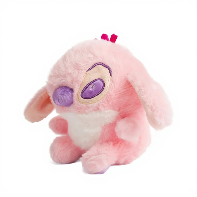 М'яка іграшка Стіч 20×15см плюшева рожева 509-23P
