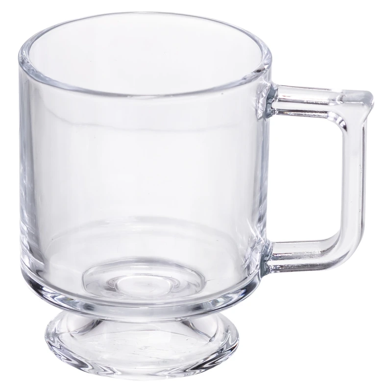 Набір чашок 6 шт для чаю та кави Goblet по 300 (мл) кружки скляні Прозорий HP-19-L6