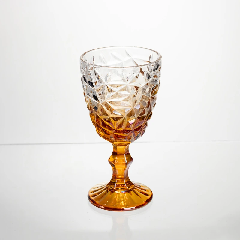 Набір келихів для вина 6 штук 340 мл на ніжці скляні Yiwu HP-19-189