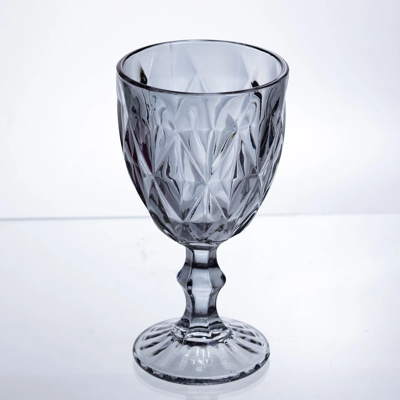 Набір келихів столових Fractal 6 штук по 300 мл HP-19-269 для напоїв коктейлів шампанського прозорий