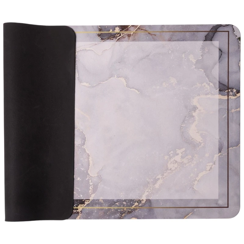 Набір килимків для ванної та туалету Grey Marble 50*80/40*50 см Yiwu HP-42-178 — фото 5