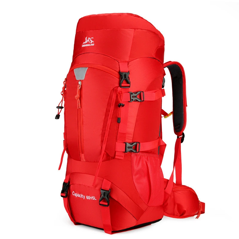 Туристичний рюкзак Slow Journey 68 л з кріпленням MOLLE Червоний SJ-0036-2R