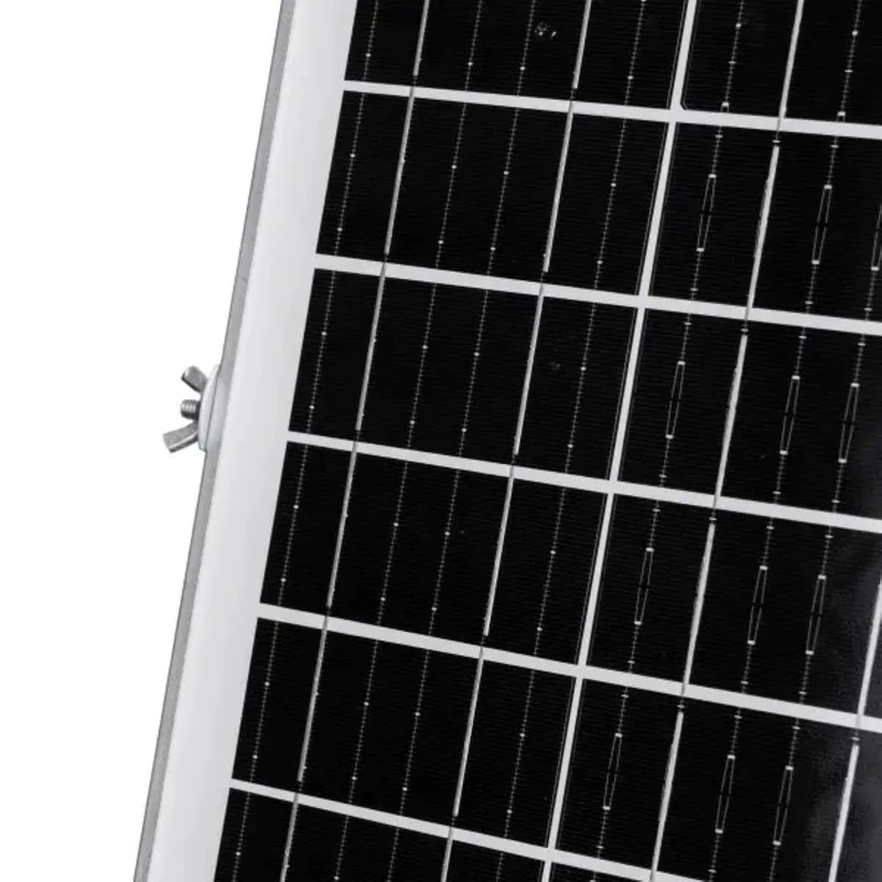 Вуличний LED ліхтар на сонячних батареях 200х55мм прожектор світлодіодний вуличний 60 LED 100 Вт із сонячною панеллю HP-5-73 — фото 6