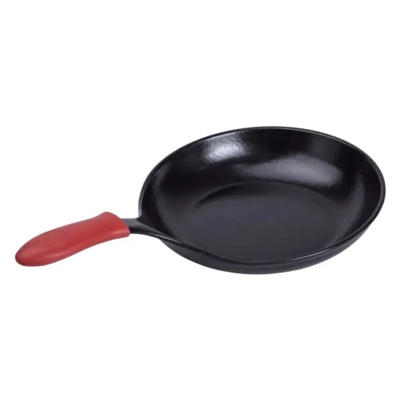 Чавунна сковорода з силіконовою ручкою Ø24,5 см для електричної та газової плити 1 л HP-1-13