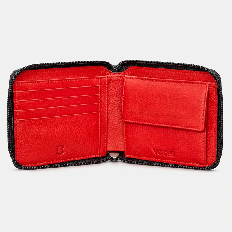 Гаманець чоловічий Yoshi Y2046 17 19 (Black/Red)