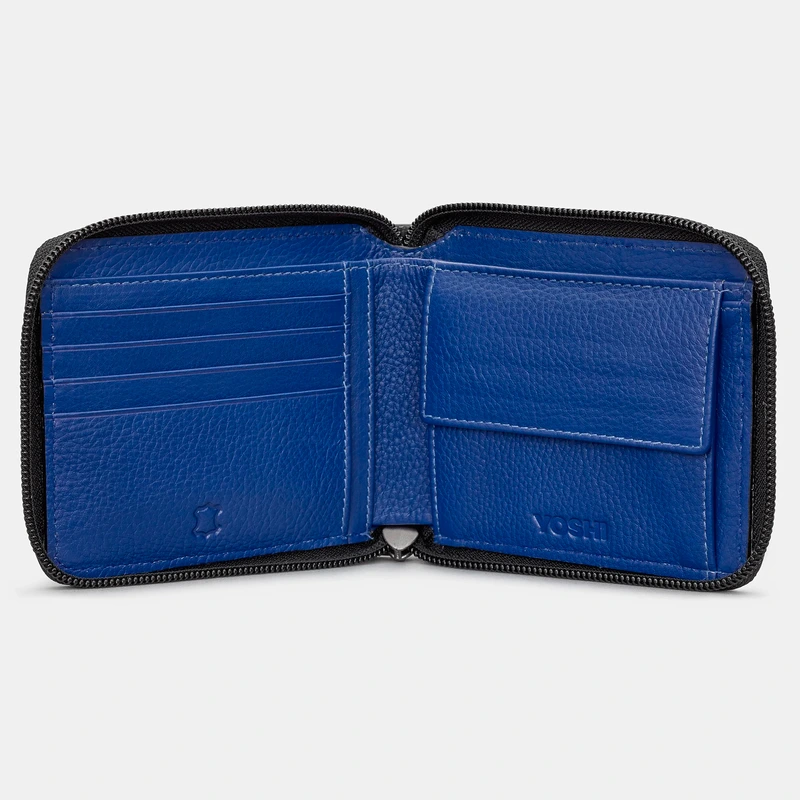 Гаманець чоловічий Yoshi Y2046 17 29 (Black/Blue)